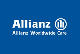 a blue sign with white text